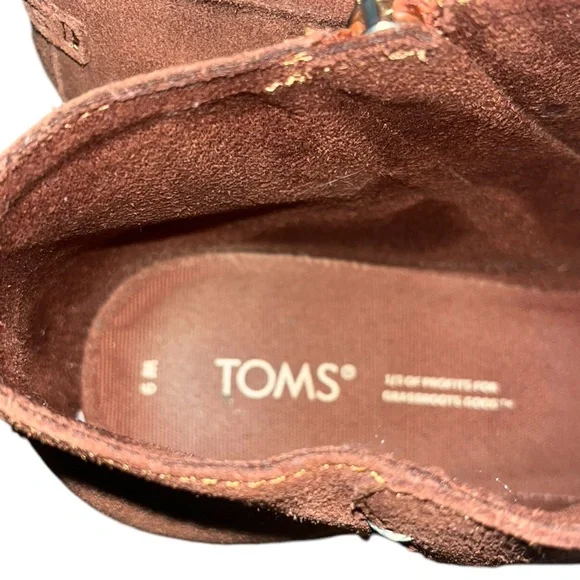 Toms Lea Cutout Heeled Bootie - size 9 - Picture 4 of 7